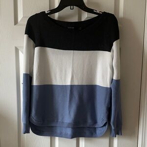 Cyrus Charcoal Ribbed Knit Top